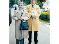 Maria Cornelia și Stan Velea, la Suceava, de „Zilele Culturii Polone”, în septembrie 2004