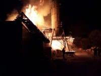 Atelier de tâmplărie distrus de foc la Dorna Arini
