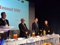 Preşedinţii curţilor constituţionale din Lituania, R. Moldova şi România, în Conferinţa internaţională „Jurisdicţia constituţională“