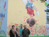 Două grădiniţe din Fălticeni, pictate pe placul copiilor