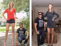 Lauren Williams are cele mai lungi picioare din Statele Unite: 124 de centimetri