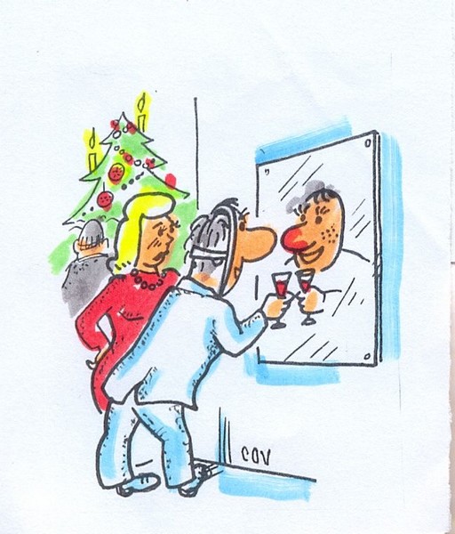 Caricatura de Viorel Corodescu - COV