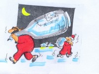 Caricatura de Viorel Corodescu - COV