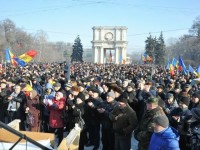 Proteste de amploare la Chişinău