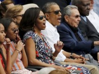 Obama şi Castro au asistat împreună la un meci la Havana
