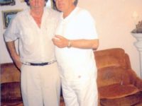 La Rădăuţi, în 1998, împreună cu actorul
Grigori Grigoriu, şi el bucovinean