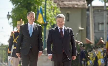 Preşedintele Ucrainei, Petro Poroşenko, primit la Palatul Cotroceni