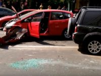 Cinci răniţi după un accident cu patru maşini produs în intersecţia de la Biblioteca judeţeană Suceava