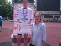 Mihai Tudor Axinte de la CSM Suceava, campion naţional la săritura în lungime la categoria copii 2