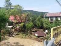 43 de localităţi din judeţ afectate de ploile torenţiale