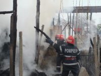 Foc pus intenţionat la un grajd dintr-o gospodărie