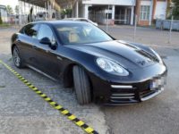 Parcul auto al poliţiştilor de frontieră suceveni, îmbogăţit cu un Porsche Panamera