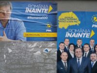 Biroul Electoral Central a decis sesizarea Poliţiei pentru că PNL Suceava a montat mai multe afişe electorale decât prevede legea