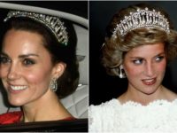 Tiara prinţesei Diana a strălucit din nou la recepţia diplomatică anuală de la Palatul Buckingham