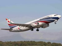 Compania aeriană care va opera cursele de la Suceava spre Zakynthos şi Antalya, specializată în evacuări din zone de conflict
