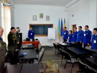 O nouă delegaţie ucraineană la Şcoala Militară de Subofiţeri de Jandarmi Fălticeni