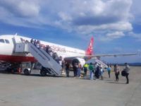 Prima aeronavă Airbus A321 a aterizat pe Aeroportul Suceava