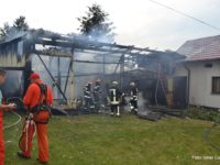 Un trăsnet a provocat un incendiu într-o gospodărie