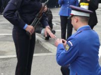 Jurământ cu căsătorie la şcoala de jandarmi fălticeneană