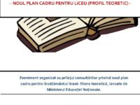Dezbatere publică pe marginea variantelor de plan-cadru pentru învăţământul liceal