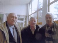 29 noiembrie 2017, Tg. Mureş. De la stânga la dreapta, Dimitrie Poptămaş, Dumitru Covalciuc şi Ciprian Bojescu Ultima fotografie împreună, ca un fel de rămas bun...