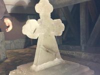 Gheaţă de la Lacul Roşu adusă de pompierii voluntari pentru crucea de Bobotează