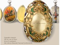 Opt ouă realizate de Karl Faberger pentru familia ţarilor Rusiei, expuse pentru prima oară în România