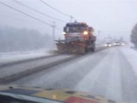 În judeţ, circulaţie în condiţii de iarnă