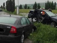 Carambol cu trei maşini implicate şi pierderea unei vieţi omeneşti