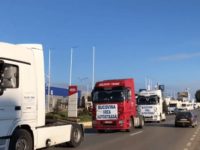 Şoferi din Suceava au participat la marşul motorizat spre Bucureşti pentru autostrăzile A 7 şi A 8