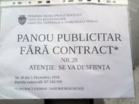Panourile publicitare din intersecţii vor fi înlăturate