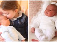 Primele fotografii oficiale cu prinţul Louis, publicate de Casa Regală britanică