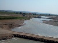 Podul provizoriu de la Milişăuţi, închis ieri din cauza unei fisuri
