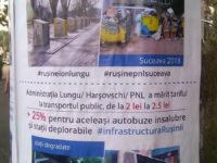 Tineri din PSD Suceava au fost amendaţi pentru amplasarea de afişe critice la adresa administraţiei locale PNL