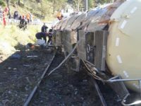 Circulaţia feroviară a fost blocată aproximativ 4 ore