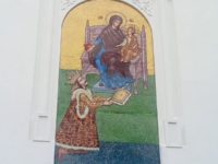 Mozaicuri cu chipurile făptuitorilor Marii Uniri, pe faţada Vilei Alice