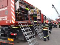 Exerciţiu desfăşurat de ISU Suceava în caz de cutremur puternic urmat de un incendiu