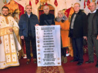 Placă comemorativă cu eroii din Parohia Lungeni-Hăleasa
