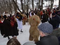 Anul nou pe stil vechi a adunat sute de colindători din trei judeţe şi numeroşi spectatori