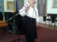 Taţiana Vlad Guga la Biblioteca Bucovinei, cu Suceava de odinioară