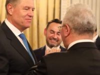 Primarul Sucevei, Ion Lungu, alături de Klaus Iohannis la lansarea volumului „EU.RO. Un dialog deschis despre Europa”