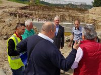 Ion Lungu a inspectat lucrările la noul pod peste râul Suceava