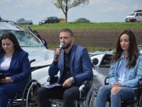 Ştefan Mandachi, conferinţă de presă în scaune cu rotile