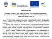 „CARD4ALL –Connecting Cities, Citizens and Services - Oraş accesibil pentru toţi cetăţenii” faza de implementare, cod 3938, cofinanţat de Uniunea Europeană în cadrul Programului de cooperare teritorială URBACT III