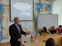Prorectorul USV Ştefan Purici – conferinţă la Universitatea din Ivano-Frankovsk