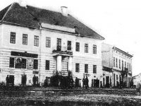 Edificiul primăriei oraşului Siret în anul 1910, Colecţia Octavian Colotelo