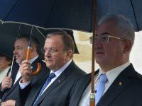 Gheorghe Flutur a participat la Sf. Liturghie de la Mănăstirea Putna alături de primarul Sucevei, cel din Putna şi deputatul Ioan Bălan