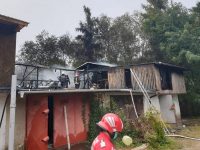 Incendiul de la garajele din cartierul George Enescu a izbucnit de la nişte lucrări de hidroizolaţie