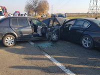 Şase persoane rănite într-un accident la Gălăneşti, după o coliziune între două autoturisme