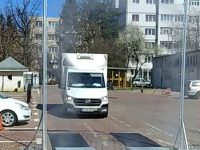Instalaţie de dezinfectare a ambulanţelor, amenajată de USV